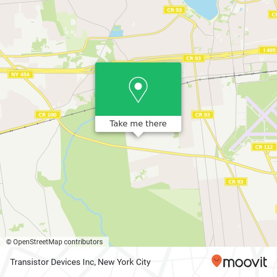 Transistor Devices Inc map