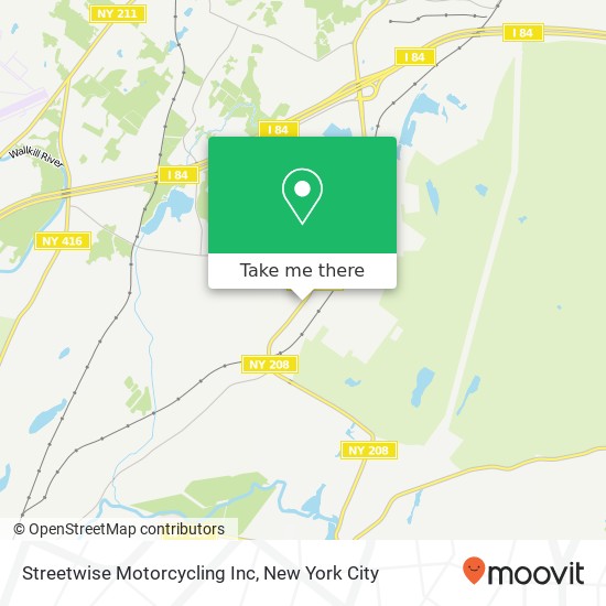 Mapa de Streetwise Motorcycling Inc