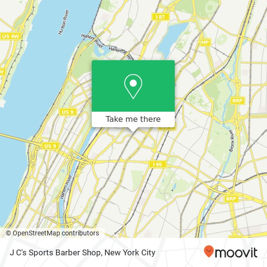 J C's Sports Barber Shop map