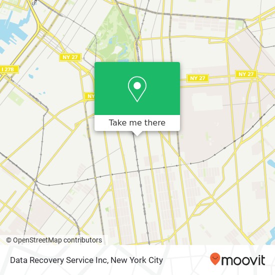 Mapa de Data Recovery Service Inc