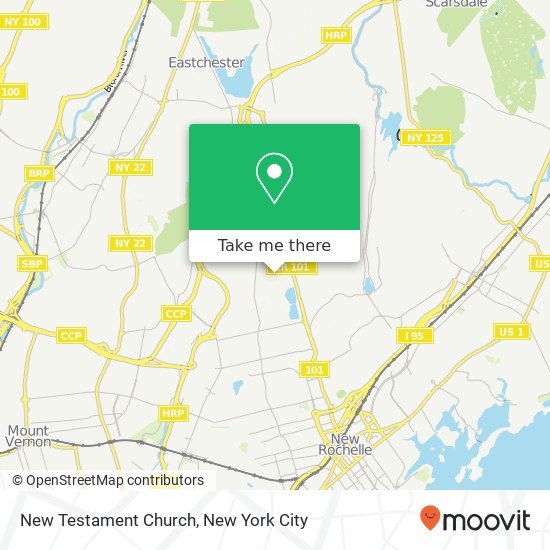 Mapa de New Testament Church