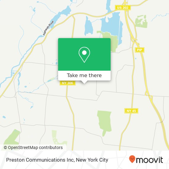 Preston Communications Inc map