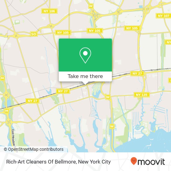 Rich-Art Cleaners Of Bellmore map