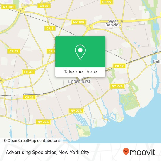 Advertising Specialties map