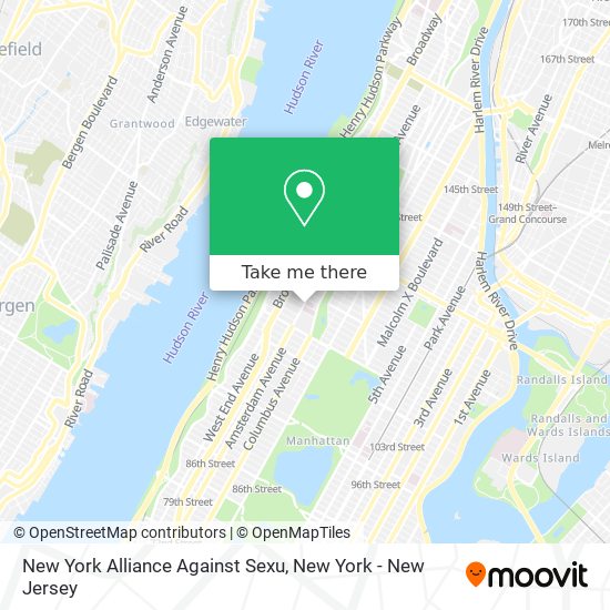 New York Alliance Against Sexu map