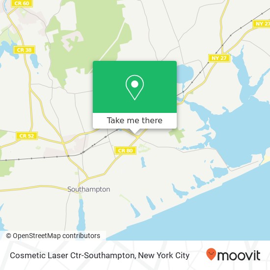 Mapa de Cosmetic Laser Ctr-Southampton