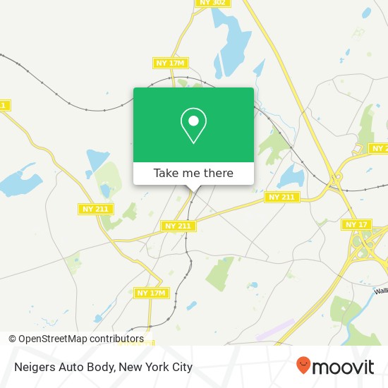 Neigers Auto Body map