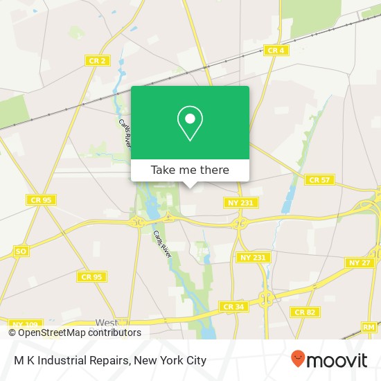 M K Industrial Repairs map