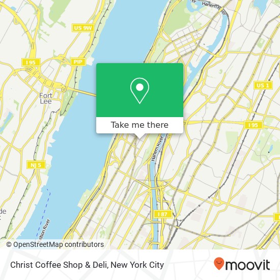 Christ Coffee Shop & Deli map