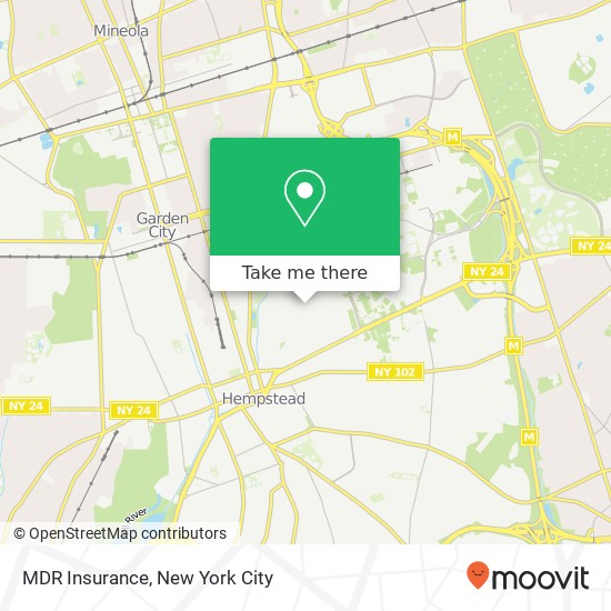 Mapa de MDR Insurance