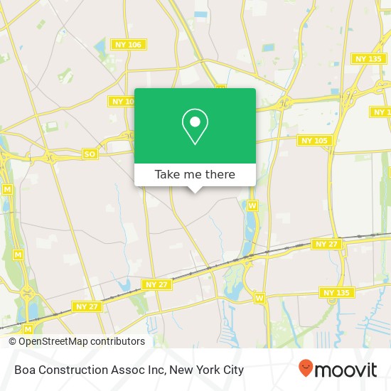 Boa Construction Assoc Inc map
