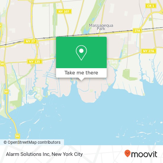 Alarm Solutions Inc map