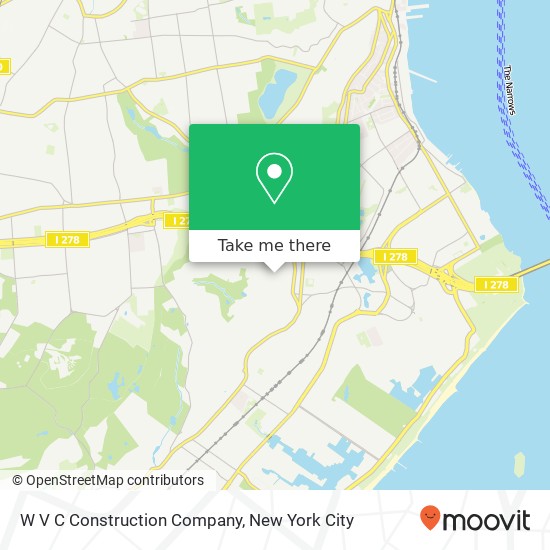 W V C Construction Company map