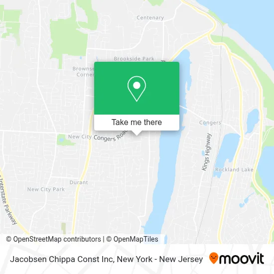 Jacobsen Chippa Const Inc map