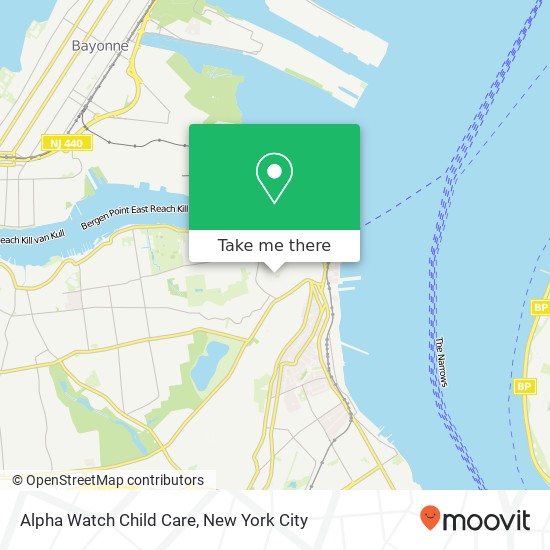 Alpha Watch Child Care map