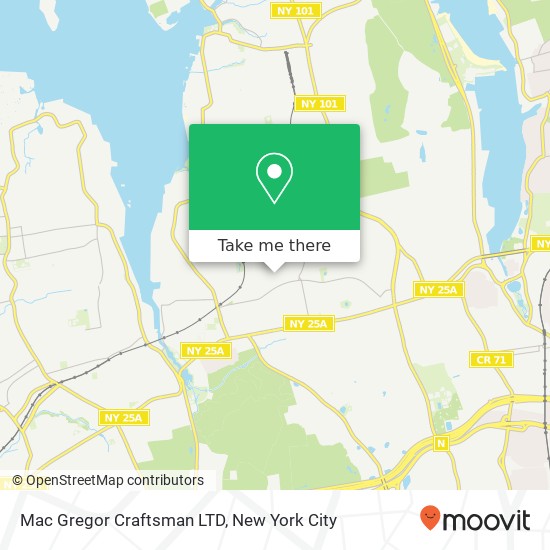 Mapa de Mac Gregor Craftsman LTD