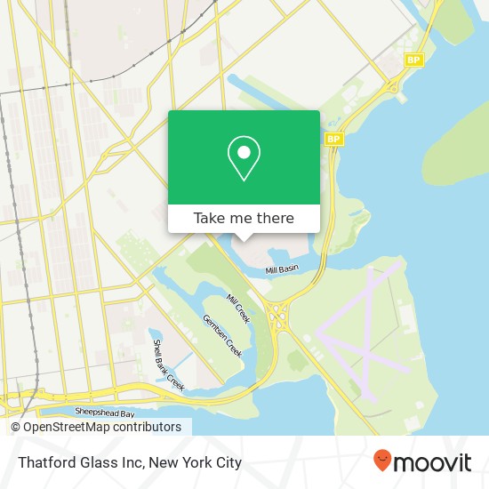 Mapa de Thatford Glass Inc