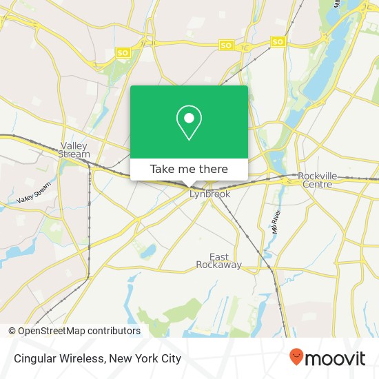 Cingular Wireless map