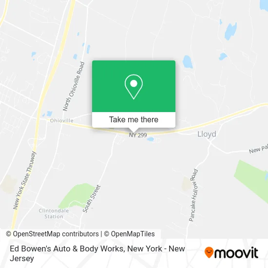 Ed Bowen's Auto & Body Works map