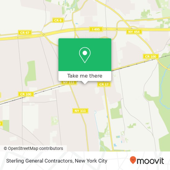 Sterling General Contractors map