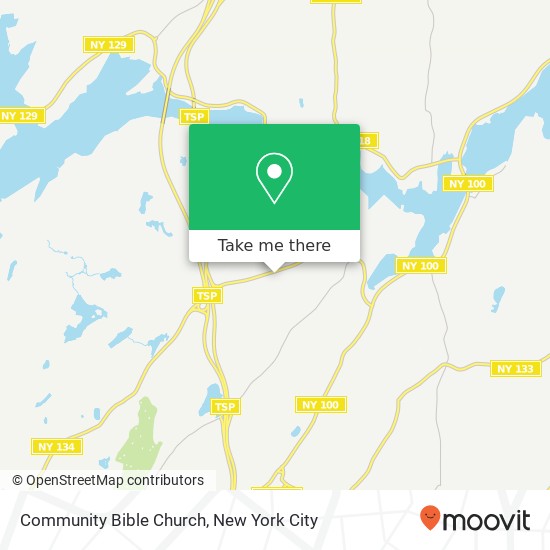 Community Bible Church map