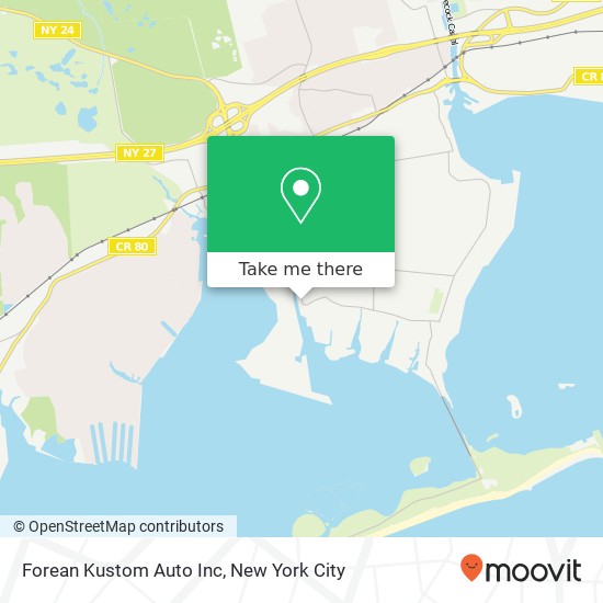 Forean Kustom Auto Inc map
