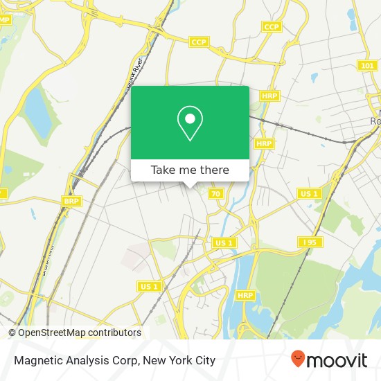 Mapa de Magnetic Analysis Corp