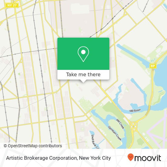 Artistic Brokerage Corporation map