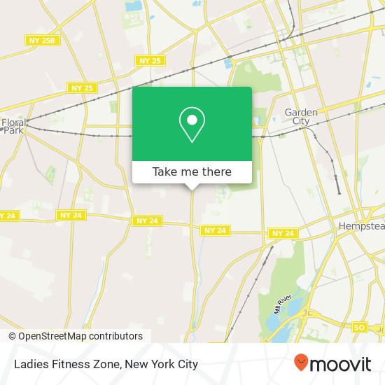 Ladies Fitness Zone map