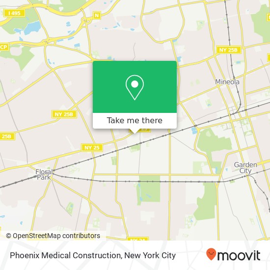 Mapa de Phoenix Medical Construction