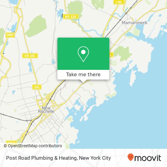 Mapa de Post Road Plumbing & Heating