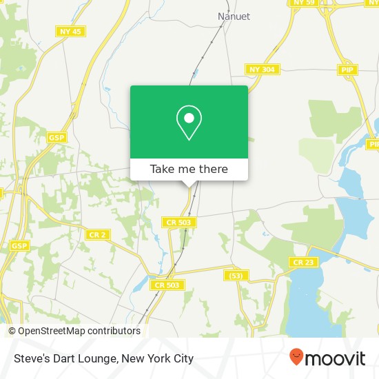Mapa de Steve's Dart Lounge