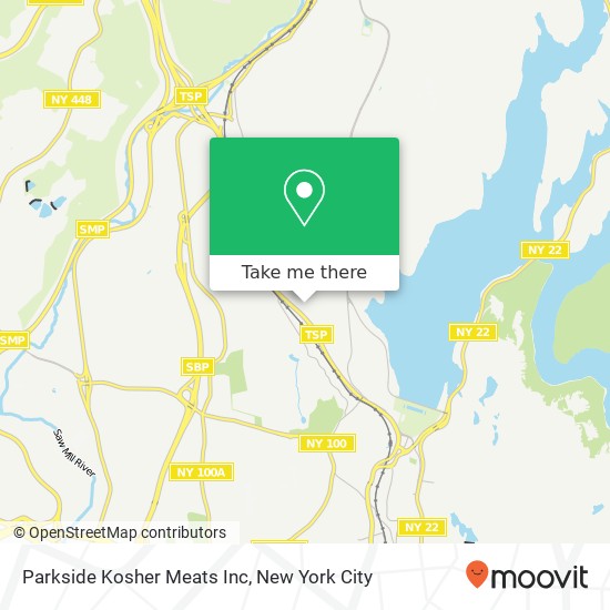 Mapa de Parkside Kosher Meats Inc