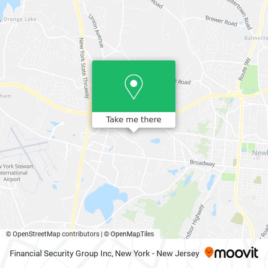 Financial Security Group Inc map