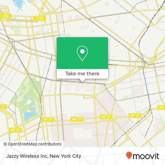 Jazzy Wireless Inc map