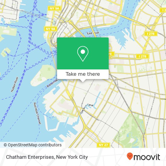 Mapa de Chatham Enterprises