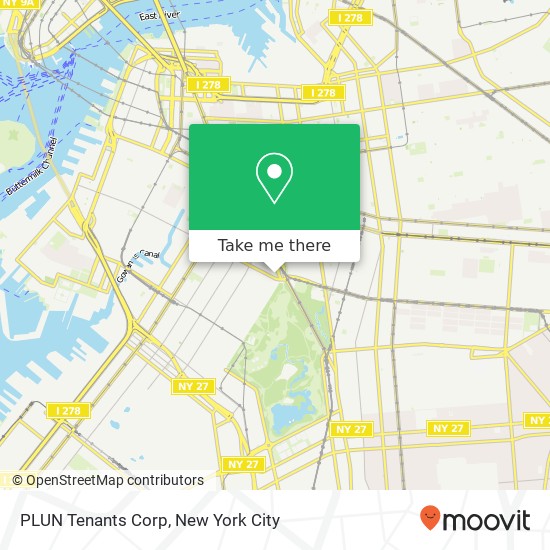 PLUN Tenants Corp map