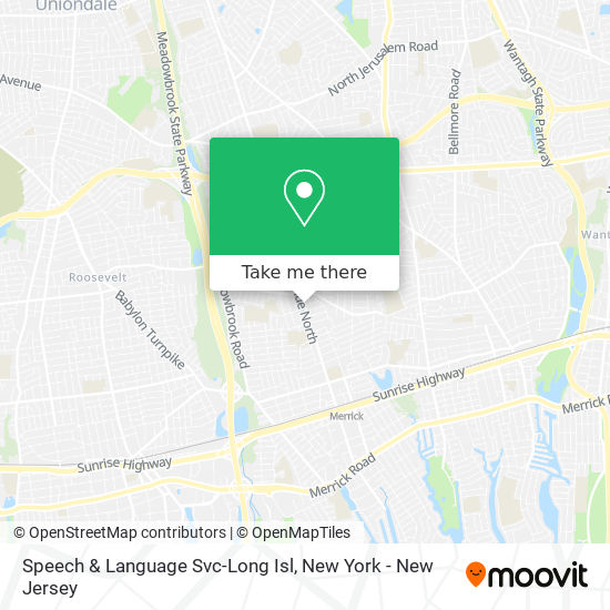 Mapa de Speech & Language Svc-Long Isl