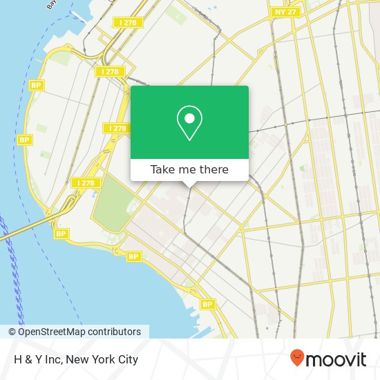 H & Y Inc map