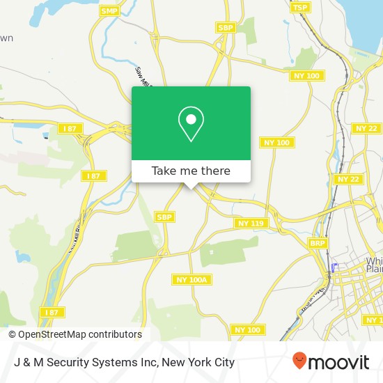 J & M Security Systems Inc map