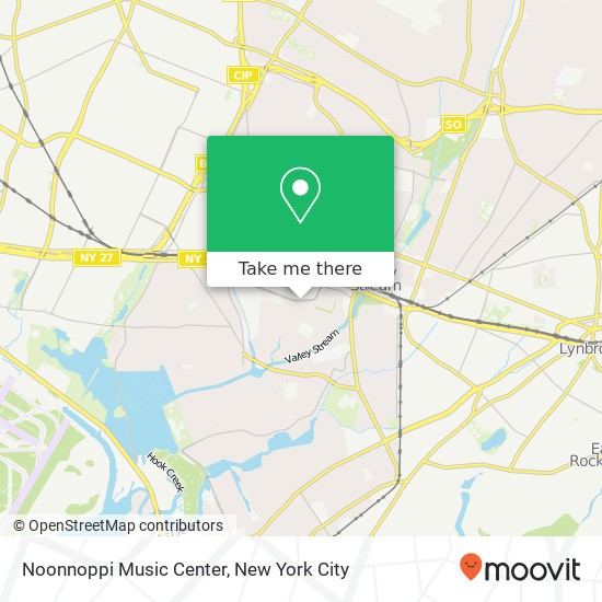 Noonnoppi Music Center map