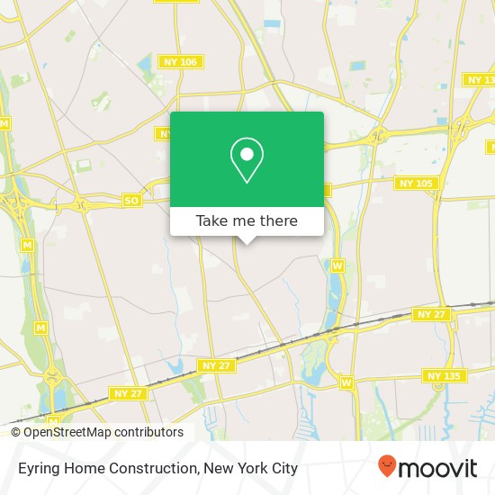 Eyring Home Construction map
