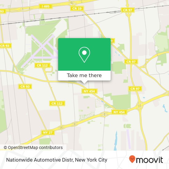 Mapa de Nationwide Automotive Distr