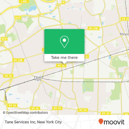 Tane Services Inc map