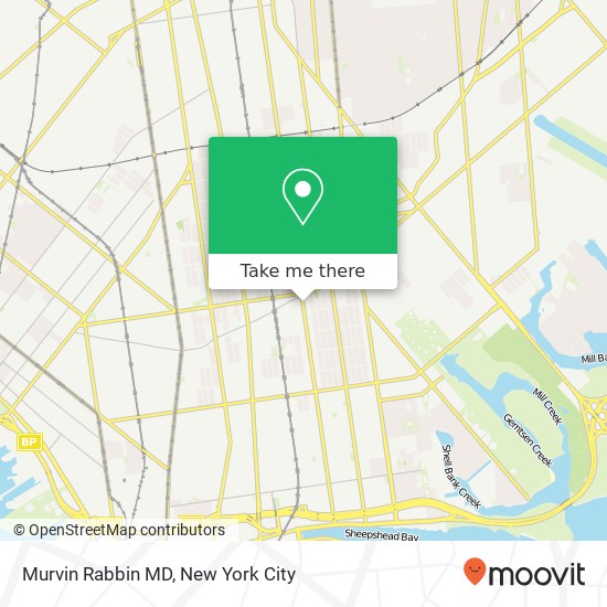 Murvin Rabbin MD map