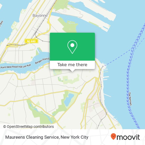Maureens Cleaning Service map