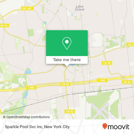 Sparkle Pool Svc Inc map