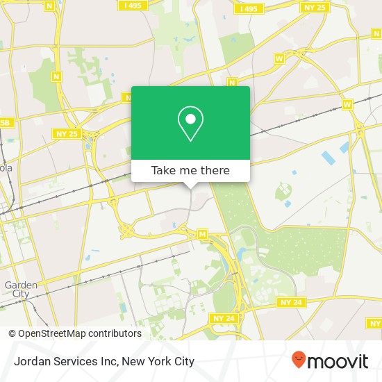 Jordan Services Inc map