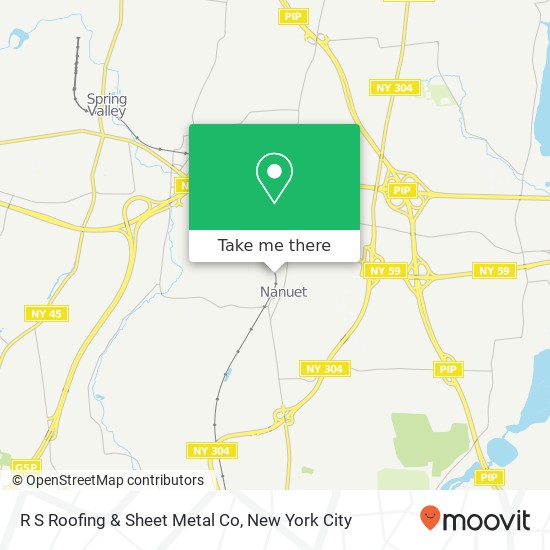 R S Roofing & Sheet Metal Co map