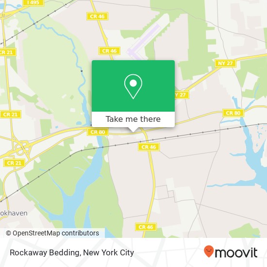 Mapa de Rockaway Bedding